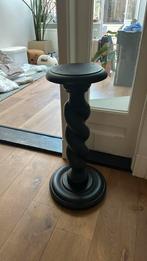 Houten pilaar / standaard zwart - planten, Huis en Inrichting, Woonaccessoires | Zuilen en Pilaren, Ophalen, Gebruikt