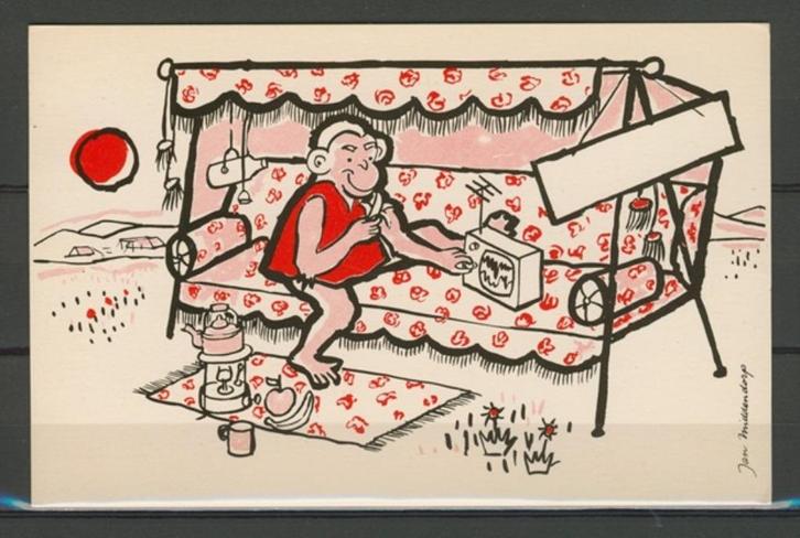 Humor Uitgever ‘T Sticht Jan Middendorp Ansichtkaart f-66a, Verzamelen, Ansichtkaarten | Themakaarten, Ongelopen, 1940 tot 1960