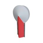 Vintage maan lamp Samuel Parker, Slamp Italy, Kunststof, Gebruikt, 50 tot 75 cm, Samuel Parker, Slamp Italy