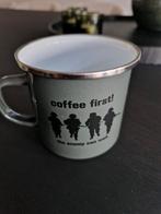 Militaire mok, Coffee First, the enemy can wait, WWII series, Ophalen of Verzenden, Zo goed als nieuw, Overige stijlen, Kop(pen) en/of Schotel(s)