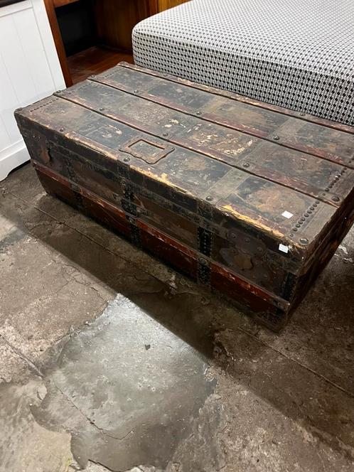 Antieke opbergkist, Huis en Inrichting, Woonaccessoires | Kisten, Minder dan 50 cm, Ophalen