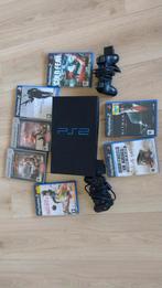 PlayStation 2 PS2 classic, Ophalen of Verzenden, Zo goed als nieuw, Met 2 controllers