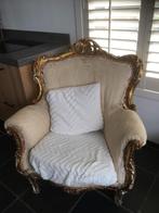 Brocante oude fauteuil, Gebruikt, Ophalen of Verzenden