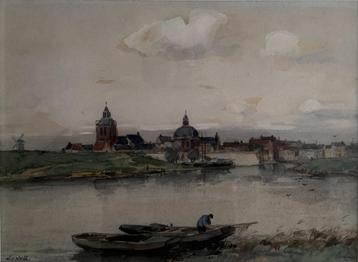 Gezicht op Leerdam - J.G. van Jole beschikbaar voor biedingen