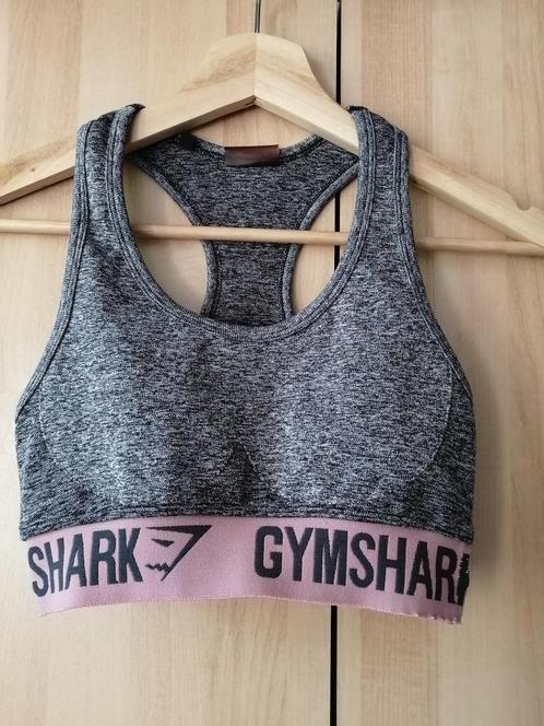 Sport top Gymshark, Kleding | Dames, Sportkleding, Gedragen, Fitness of Aerobics, Maat 34 (XS) of kleiner, Grijs, Ophalen of Verzenden