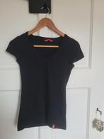 Mooi zwart shirt met korte mouwen v-hals EDC by Esprit mt S, Kleding | Dames, EDC, Ophalen of Verzenden, Zo goed als nieuw, Maat 36 (S)