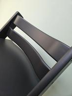 Refurbished Stokke triptrapp meegroeistoel zwart, Ophalen of Verzenden, Zo goed als nieuw, Meegroeistoel