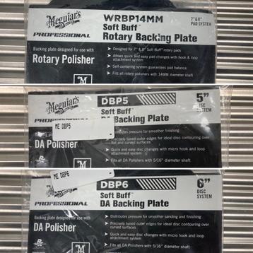 MEGUIARS DA of Rotary backing plate steunplaat polijsten ! beschikbaar voor biedingen