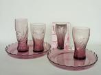 Dienblad (2x) Glas (4x) Coca-Cola, Verzamelen, Glas en Borrelglaasjes, Ophalen of Verzenden, Zo goed als nieuw, Frisdrankglas