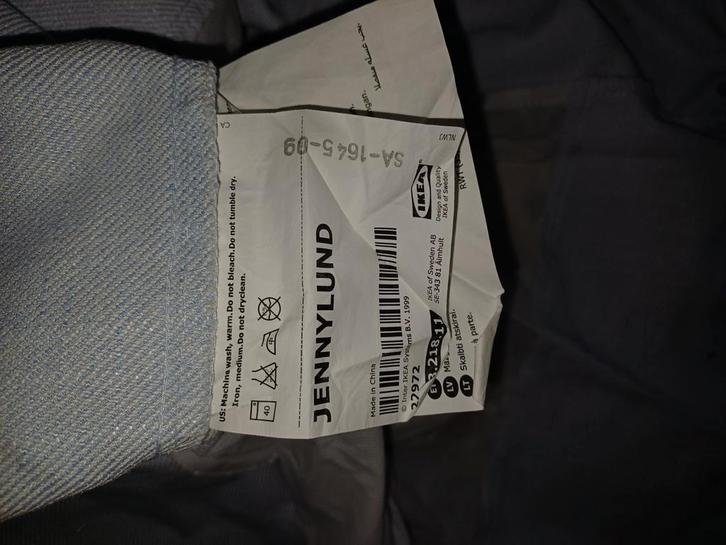 ikea jennylund, Huis en Inrichting, Stoelen, Gebruikt, Eén, Blauw, Ophalen of Verzenden