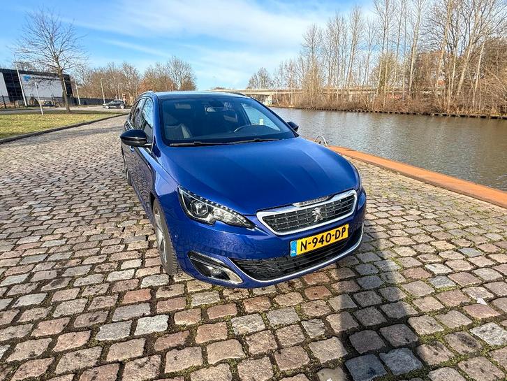 Peugeot 308 GT-Line 1.6 Bluehdi 116pk 2015 Blauw, Auto's, Peugeot, Particulier, ABS, Achteruitrijcamera, Adaptive Cruise Control