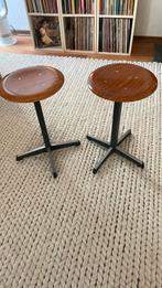 2 Design vintage Eromes school krukjes, Huis en Inrichting, Krukjes, Ophalen, Zo goed als nieuw, Hout
