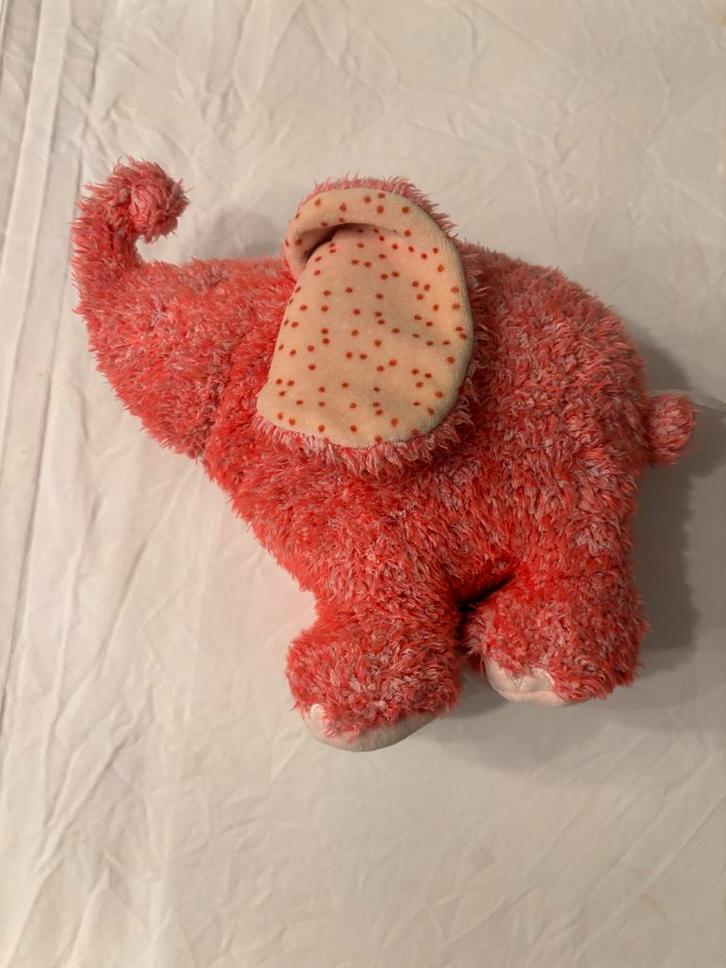 Happy horse Roze Knuffel Olifant Erin met muziekdoosje!, Kinderen en Baby's, Speelgoed | Knuffels en Pluche, Zo goed als nieuw