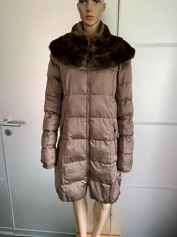 i589 Rino&Pelle maat 40=M lange winterjas jas parka beige beschikbaar voor biedingen