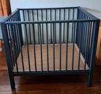 Grijze box met boxkleed van Jolein, Ophalen, Gebruikt, In hoogte verstelbaar