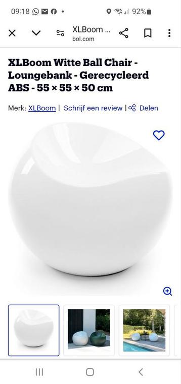 Ball Chair Mat wit merk: XLBoom. beschikbaar voor biedingen