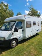 Fiat ducato 2.8 td,camper Burstner opbouw. MOTOR AIRCO, Caravans en Kamperen, Particulier, Half-integraal, Fiat