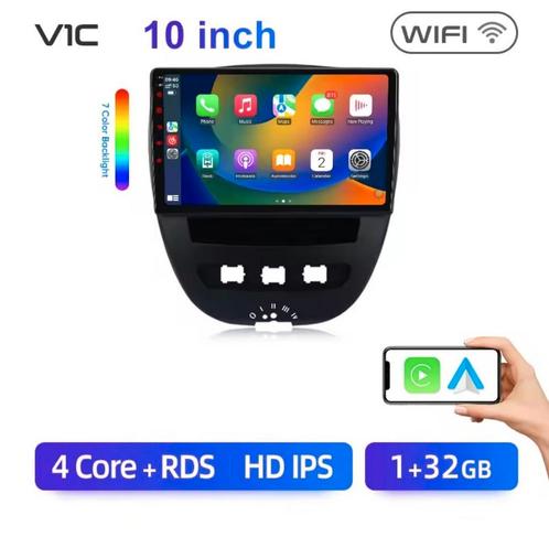 CarPlay autoradio Peugeot 107/Toyota Aygo / Citroen C1, Auto diversen, Autoradio's, Nieuw, Ophalen of Verzenden