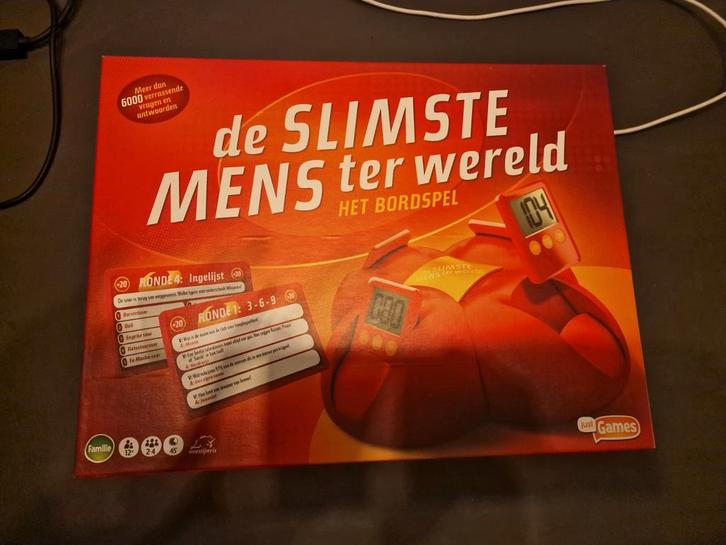 De Slimste Mens Bordspel - Nieuw in Plastic!, Hobby en Vrije tijd, Gezelschapsspellen | Bordspellen, Nieuw, Drie of vier spelers