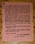 Poster Eng, Altena 1845 armoede, Ophalen of Verzenden, A1 t/m A3, Film en Tv