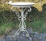 Staand Vogelbad Vogel Voederschaal Smeedijzer Wit Nieuw, Tuin en Terras, Vogelhuisjes en Vogelbaden, Ophalen of Verzenden, Nieuw