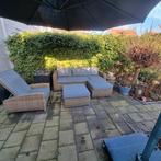 Tuinset incl. kussens - Weg wegens verhuizing, 4 zitplaatsen, Gebruikt, Ophalen of Verzenden, Loungeset