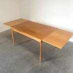 Deens design eiken eettafel jaren 60 70, Ophalen, Gebruikt, Eikenhout, 200 cm of meer