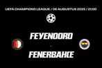 Feyenoord - Fenerbahce Tickets gezocht (2), Tickets en Kaartjes, Twee personen, Augustus, Europa of Champions League