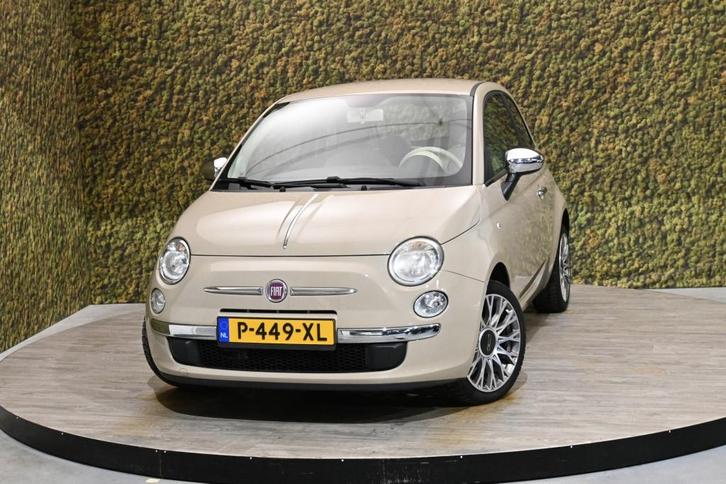 Fiat 500 1.2 Lounge | Cappuccino | Airco | 16"velgen, Auto's, Fiat, Bedrijf, Te koop, ABS, Airbags, Airconditioning, Alarm, Bluetooth