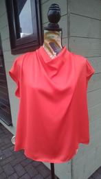 Zara Satijnen top koraal met strik L, Kleding | Dames, Overige kleuren, Verzenden, Zara, Maat 42/44 (L)