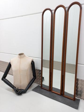 bijzondere drieluik spiegel 130cm! beschikbaar voor biedingen
