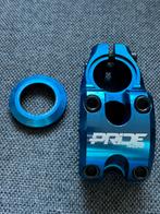 BMX stem/stuurnok blauw (31,8) PRIDE cayman HD, Overige merken, Algemeen, Stuur, Ophalen of Verzenden