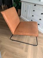 Fauteuil lounge stoel bruin suede, Huis en Inrichting, Ophalen