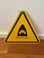 Leuk metalen bord/gevaren driehoek voor kinderkamer, Ophalen of Verzenden, Zo goed als nieuw, Wanddecoratie