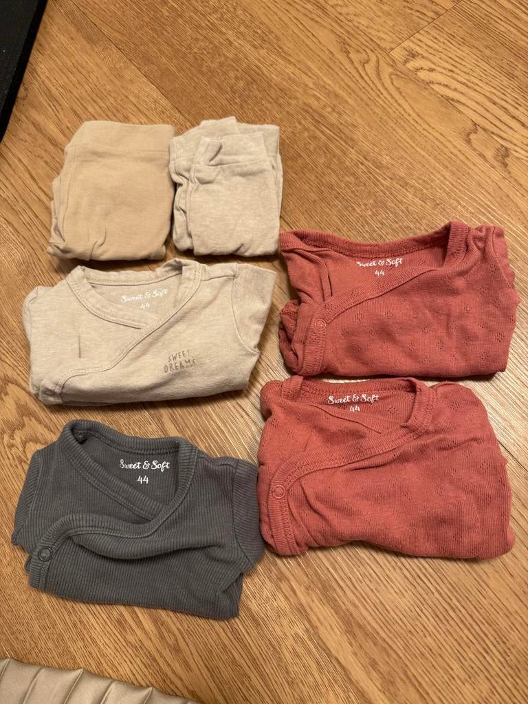 Zeeman babykleding set: rompers en broekjes, Ophalen of Verzenden, Zo goed als nieuw, Maat 50