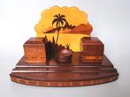 Inktstel inleg hout ontwerp Aldo de Souza Lobo Brazilië, Antiek en Kunst, Curiosa en Brocante, Verzenden