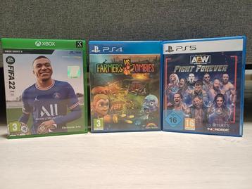 Game Pakket: FIFA 22, Farmers vs Zombies, AEW Fight Forever beschikbaar voor biedingen