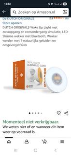 Wake me up wekker (zonlicht en natuurgeluiden), Ophalen of Verzenden, Zo goed als nieuw