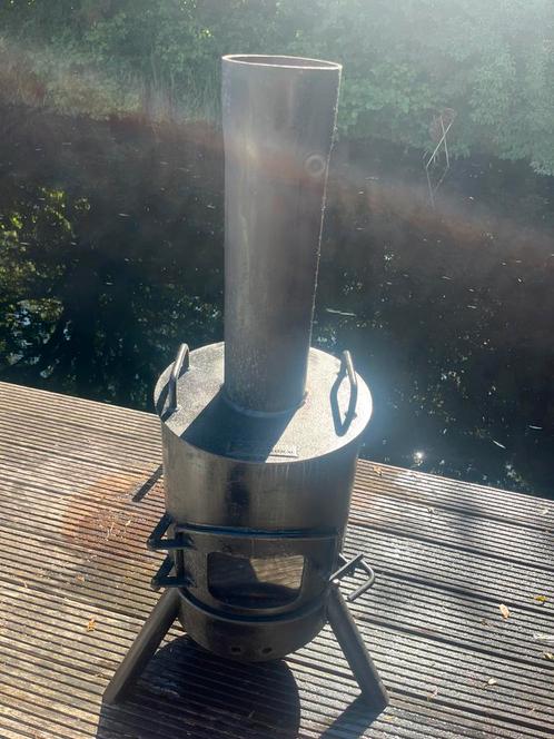 Zware tuinkachel buitenkachel, Tuin en Terras, Tuinhaarden, Zo goed als nieuw, Ophalen