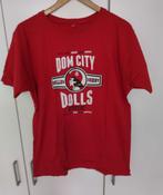 Dom City Dolls (roller derby) T-shirt (maat L), Maat 52/54 (L), Ophalen of Verzenden, Zo goed als nieuw, Fruit of the loom