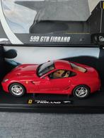 1:18 Hotwheels Elite Ferrari 599 gtb rood in doos, Hobby en Vrije tijd, Modelauto's | 1:18, Nieuw, Ophalen of Verzenden, Auto