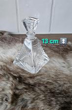 Karaf, glazen karaf, sierfles, decanteerfles, sierfles, Glas of Glazen, Ophalen of Verzenden, Overige stijlen, Glas