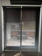 4x Donkerbruine/Zwarte PVC Jaloezieën, Huis en Inrichting, Stoffering | Gordijnen en Lamellen, Ophalen, Bruin, 200 cm of meer