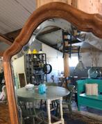Vintage spiegel facet geslepen glas | Spiegel hout, Huis en Inrichting, Woonaccessoires | Spiegels, Ophalen, Gebruikt, Baambrugge