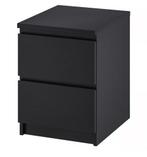 2 IKEA Malm Nachtkastjes, Huis en Inrichting, Slaapkamer | Nachtkastjes, Gebruikt, Minder dan 45 cm, Ophalen of Verzenden, Minder dan 55 cm
