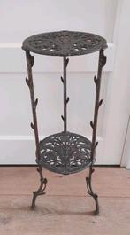 Jugendstil gietijzeren bloementafel Art Nouveau etagere, Ophalen of Verzenden, Gebruikt