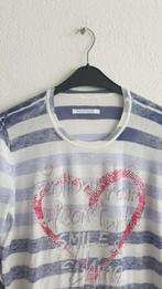 Hilfiger trui gestreept Maat L, Blauw, Maat 42/44 (L), Ophalen of Verzenden, Zo goed als nieuw