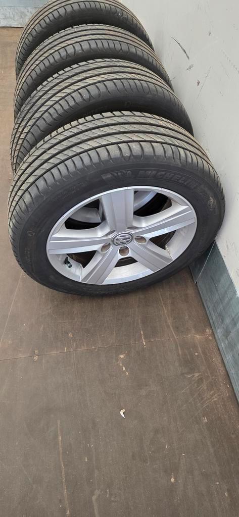 205 55 R16 4x Michelin Banden met Vw Velgen, Auto-onderdelen, Overige Auto-onderdelen, Gebruikt, Ophalen