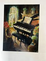 Klassiek schilderij 80cm x 60cm, Antiek en Kunst, Ophalen of Verzenden