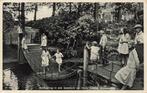 Kettingbrug in den Speeltuin van Hotel Tjaarda, Oranjewoud, Verzamelen, Ophalen of Verzenden, 1920 tot 1940, Gelopen, Friesland